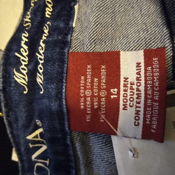 NWT! Plus Size Merona Modern Fit Mid Rise Polka-Dot Skinny Jeans, Size: … - Picture 15 of 16